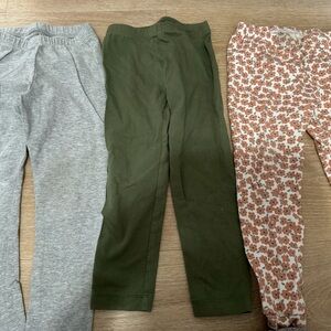 6 pair of leggings 2t-3t
